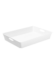 VASSOIO MULTIUSO 37,5x26,6xH6cm BIANCO LIVING F711240 ROTHO ACCESSORI PER IL BUFFET