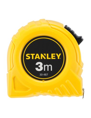 FLESSOMETRO 3MT metallo/ABS STANLEY M30487 STANLEY FLESSOMETRI E MISURATORI