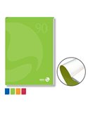 BLOCCO NOTES COLLATO lato corto A4 90gr 80fg bianco copertina 250gr BM 0100201