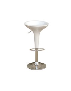 SGABELLO BAR in ABS e ACCIAIO H55/78cm BIANCO HC148W SERENA GROUP SEDUTE TECNICHE E SGABELLI
