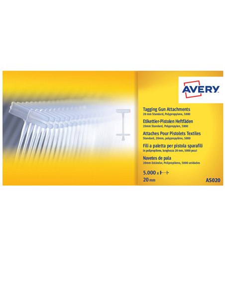 SCATOLA 5000 FILI Standard in PP 20mm per SPARAFILI Avery AS020 AVERY SPARAFILI-FILI