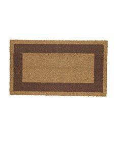 ZERBINO COCCO C/FONDO IN VINILE 60X100CM MARRONE VELCOC ZV17BO6010 MARRONE VELCOC PENSILINE-TAPPETI-ZERBINI