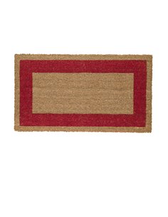 ZERBINO COCCO C/FONDO IN VINILE 60X100CM ROSSO VELCOC ZV17BO6010 ROSSO VELCOC PENSILINE-TAPPETI-ZERBINI