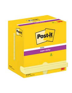 BLOCCO 90foglietti Post-it® SuperSticky Giallo Canary™ 76x127mm 655-12SS-CY 7100290175 2