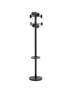 APPENDIABITI A 8 POSTI 175cm NERO STAN3 Alba PMSTAN3-N ALBA APPENDIABITI
