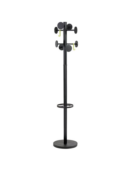 APPENDIABITI A 8 POSTI 175cm NERO STAN3 Alba PMSTAN3-N ALBA APPENDIABITI