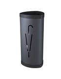 PORTAOMBRELLI in METALLO NERO H60cm Alba PMTRIA2-N