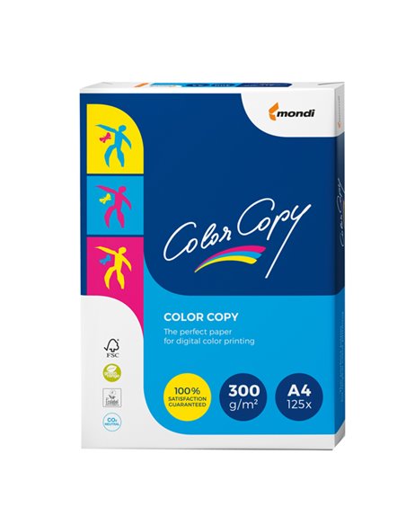 CARTA BIANCA COLOR COPY A4 210x297mm 300gr 125fg MONDI 6391