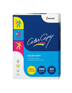 CARTA BIANCA COLOR COPY A3 297x420mm 300gr 125fg MONDI 6392 MONDI BIANCA