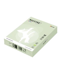 CARTA MAESTRO COLOR A4 210x297mm 80gr 500fg VERDE TENUE GN27 MONDI 7012