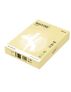 CARTA MAESTRO COLOR A4 210x297mm 160gr 250fg GIALLO TENUE YE23 MONDI 7216