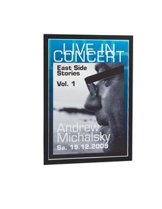 Cornice espositiva adesiva Duraframe® A3 29,7x42cm nero DURABLE 4873-01 DURABLE CORNICI DA PARETE E SUPPORTI