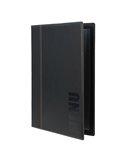 PORTA MENU' A4-24x34cm NERO TRENDY con 1 INSERTO DOPPIO MC-TRA4-BL