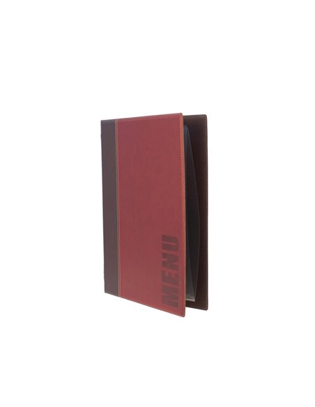PORTA MENU' A4-24x34cm BORDEAUX TRENDY con 1 INSERTO DOPPIO MC-TRA4-WR SECURIT PORTA MENU' e ACCESSORI