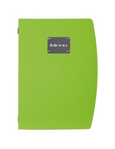 PORTA MENU' A4-24x34cm VERDE RIO con 1 INSERTO DOPPIO MC-RCA4-GR SECURIT PORTA MENU' e ACCESSORI