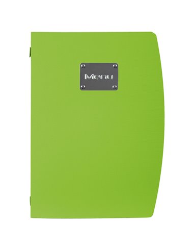 PORTA MENU' A4-24x34cm VERDE RIO con 1 INSERTO DOPPIO MC-RCA4-GR SECURIT PORTA MENU' e ACCESSORI
