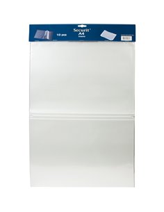SET 10 INSERTI DOPPI A4 x Porta MenU' TRENDY, NATURE, DESIGN, RIO e ROYAL MC-TIA4 SECURIT PORTA MENU' e ACCESSORI