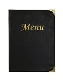 PORTA MENU' A4-31,5x24cm NERO in PVC BASIC con 4+2 BUSTE FISSE MC-BRA4-BL
