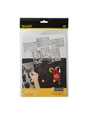 SET 6 STENCIL TRASPARENTI ASSORTITI Securit SECSTN-5