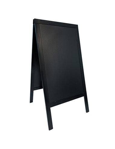 LAVAGNA NERA A CAVALLETTO 69x125cm SANDWICH Securit SBS-BL-120 SECURIT LAVAGNE NERE