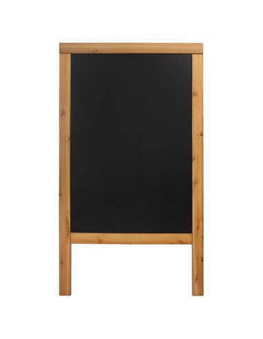 LAVAGNA TEAK A CAVALLETTO 69x125cm SANDWICH Securit SBSW-TE-120 SECURIT LAVAGNE NERE
