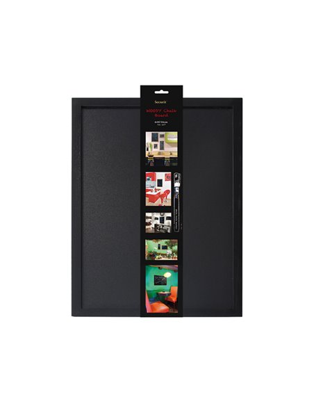 LAVAGNA NERA 40x60cm WOODY Securit WBW-BL-40-60 SECURIT LAVAGNE NERE