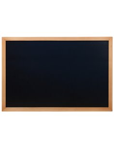 LAVAGNA NERA TEAK 60x80cm WOODY Securit WBW-TE-60-80