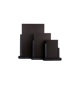 LAVAGNA DA TAVOLO NERO A5-20x23x6cm ELEGANT Securit ELE-BL-ME