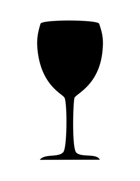 LAVAGNA DA PARETE 'BICCHIERE' SILHOUETTE Securit FB-GLAS
