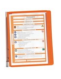 LEGGIO DA MURO VARIO WALL 5 - 5 pannelli ARANCIONE DURABLE 5551-09