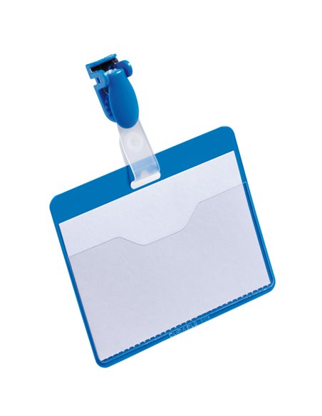 25 PORTANOME TASCA APERTA 60x90mm BLU DURABLE 8106-06 DURABLE PORTABADGE E ACCESSORI