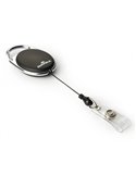 10 Chiocciole YO-YO Style Nero con filo retrattile x portabadge Durable 8324-01