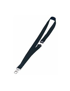 10 CORDONCINI PORTABADGE 20mm NERO DURABLE 8137-01 DURABLE PORTABADGE E ACCESSORI