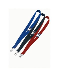 10 CORDONCINI PORTABADGE 20mm ROSSO DURABLE 8137-03 DURABLE PORTABADGE E ACCESSORI