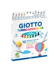 ASTUCCIO 12 PENNARELLI GIOTTO TURBO ADVANCED 426000 GIOTTO PENNARELLI