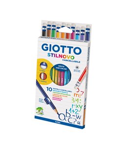 ASTUCCIO 10 PASTELLI STILNOVO CANCELLABILE GIOTTO 256800