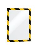 Cornice adesiva Duraframe® Security A4 21x29,7cm giallo-nero DURABLE 4944-130