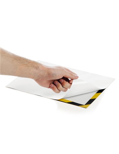 Cornice adesiva Duraframe® Security A4 21x29,7cm giallo-nero DURABLE 4944-130 DURABLE SEGNALETICA