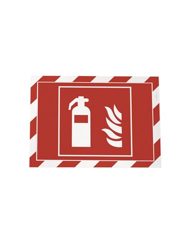 Cornice adesiva Duraframe® Security A4 21x29,7cm rosso-bianco DURABLE 4944-132