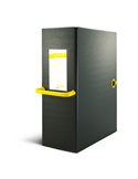 Scatola archivio Big Next 160 nero/giallo 25x35cm dorso 16cm 68101606