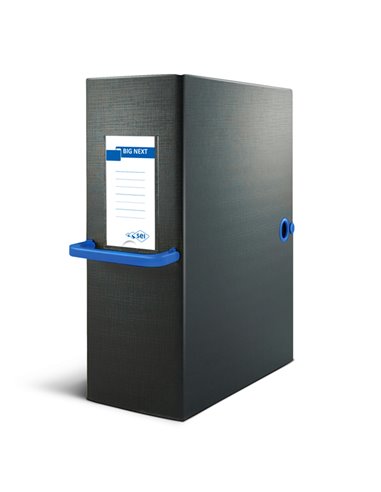 Scatola archivio Big Next 160 nero/blu 25x35cm dorso 16cm 68101607