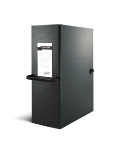 Scatola archivio Big Next 160 nero/nero 25x35cm dorso 16cm 68101610
