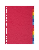 SEPARATORE A4 A 12TACCHE in CARTONCINO RICICLATO 220gr FOREVER 2012E
