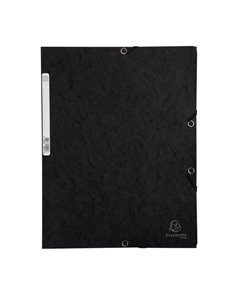 CARTELLA CON ELASTICO 24x32CM NERO CARTONCINO LUSTRE' 425gr 55501E EXACOMPTA CARTELLE CON ELASTICO