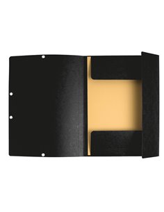 CARTELLA CON ELASTICO 24x32CM NERO CARTONCINO LUSTRE' 425gr 55501E EXACOMPTA CARTELLE CON ELASTICO 2