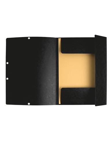 CARTELLA CON ELASTICO 24x32CM NERO CARTONCINO LUSTRE' 425gr 55501E EXACOMPTA CARTELLE CON ELASTICO