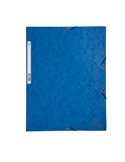 CARTELLA CON ELASTICO 24x32CM BLU CARTONCINO LUSTRE' 425gr 55502E