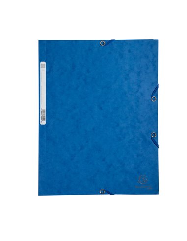 CARTELLA CON ELASTICO 24x32CM BLU CARTONCINO LUSTRE' 425gr 55502E EXACOMPTA CARTELLE CON ELASTICO