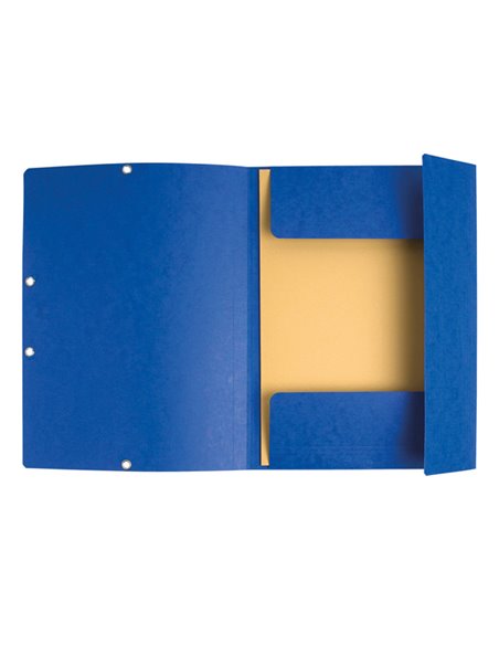 CARTELLA CON ELASTICO 24x32CM BLU CARTONCINO LUSTRE' 425gr 55502E EXACOMPTA CARTELLE CON ELASTICO