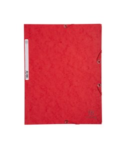 CARTELLA CON ELASTICO 24x32CM ROSSO CARTONCINO LUSTRE' 425gr 55505E EXACOMPTA CARTELLE CON ELASTICO